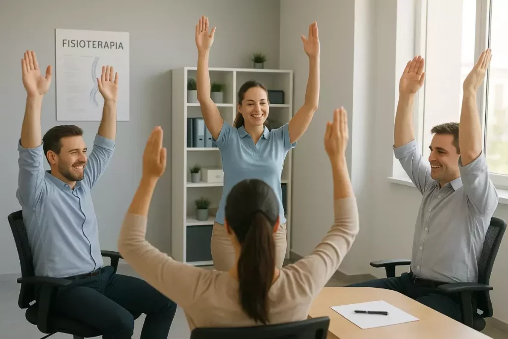 Dinâmicas em Grupos - Ginástica Laboral Interativa